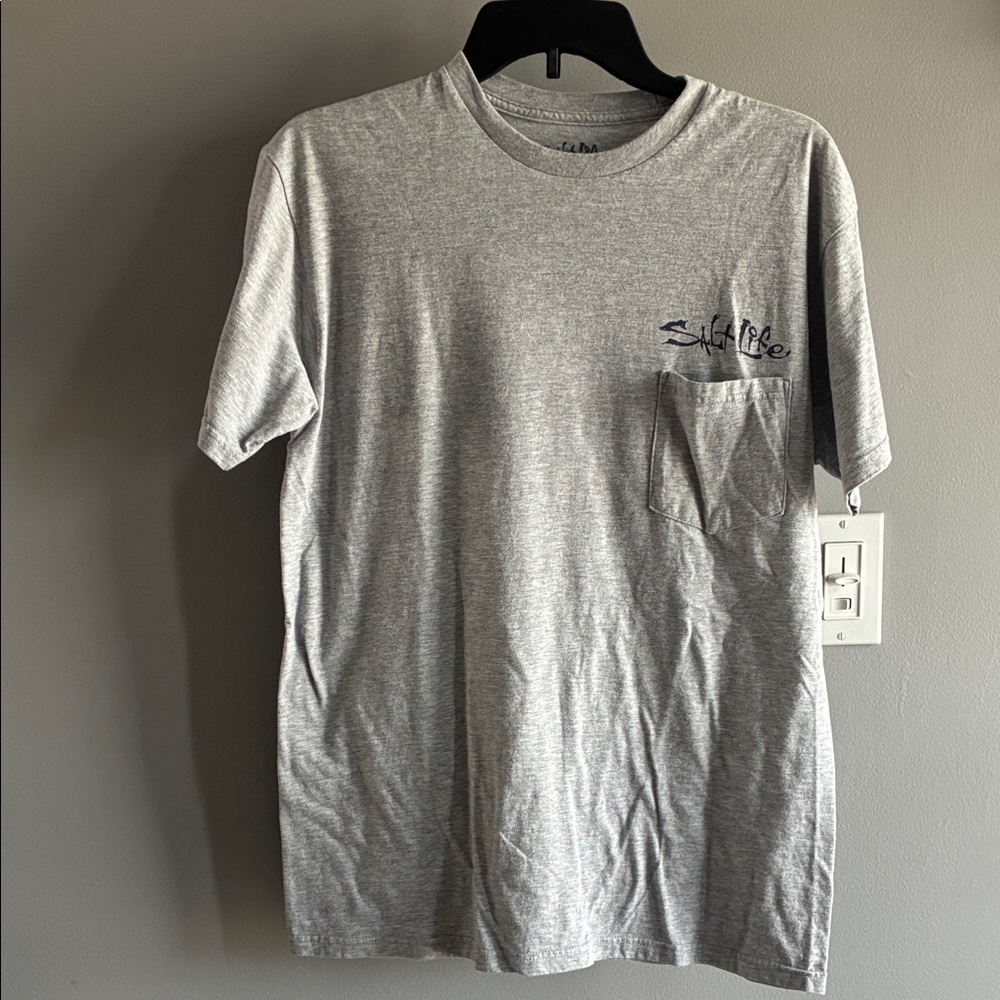 Salt Life Light Gray Short Sleeve Tee